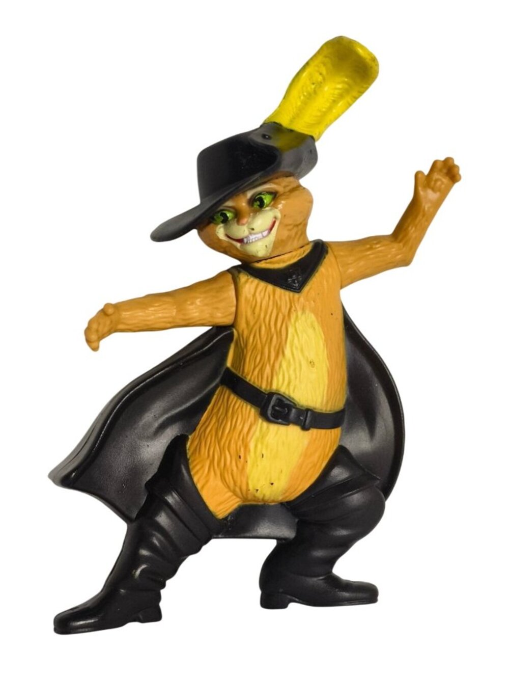 Puss In Boots Animated Figure McDonald Happy Meal 2004 Collectible Toy Shrek 3